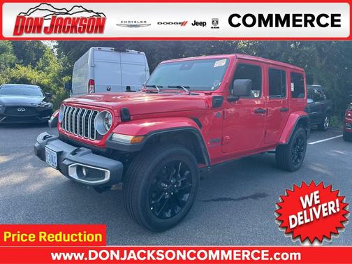 Firecracker Red Clearcoat 2025 Jeep Wrangler 4xe Sahara