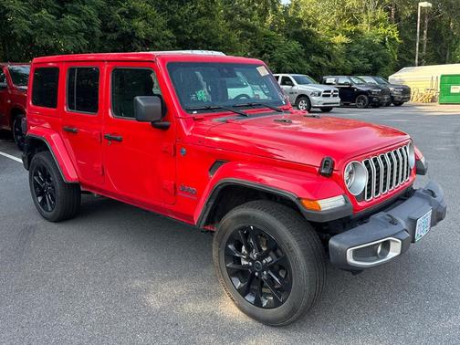 Firecracker Red Clearcoat 2025 Jeep Wrangler 4xe Sahara