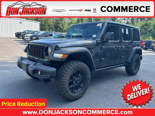Granite Crystal Metallic Clearcoat 2025 Jeep Wrangler 4xe Willys