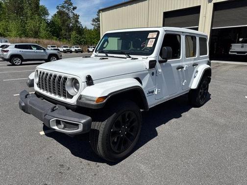 Bright White Clearcoat 2025 Jeep Wrangler 4xe Sahara