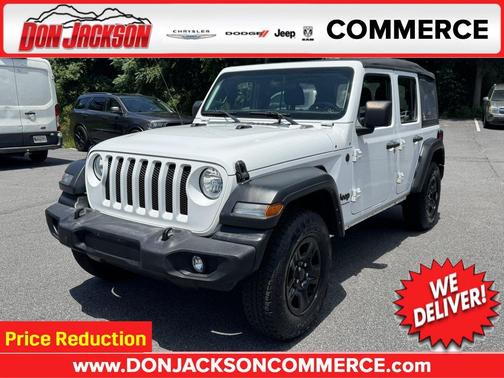 Bright White Clearcoat 2023 Jeep Wrangler Sport