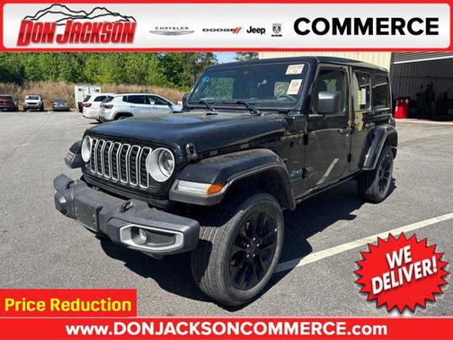 Black Clearcoat 2025 Jeep Wrangler 4xe Sahara