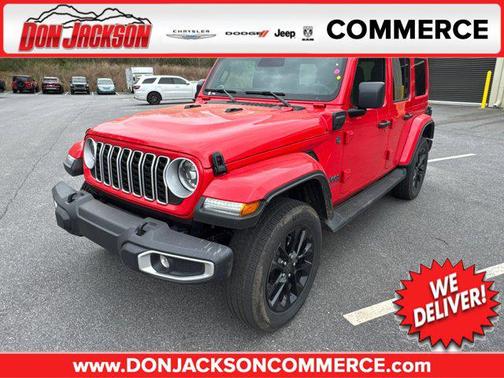 Firecracker Red Clearcoat 2025 Jeep Wrangler 4xe Sahara