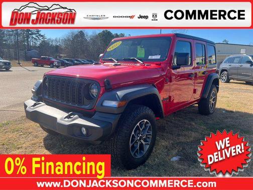 Firecracker Red Clearcoat 2025 Jeep Wrangler Sport S