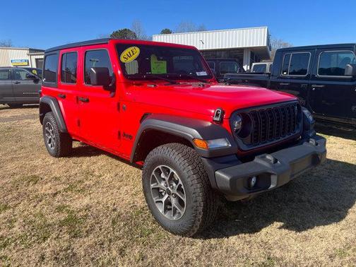 Firecracker Red Clearcoat 2025 Jeep Wrangler Sport S