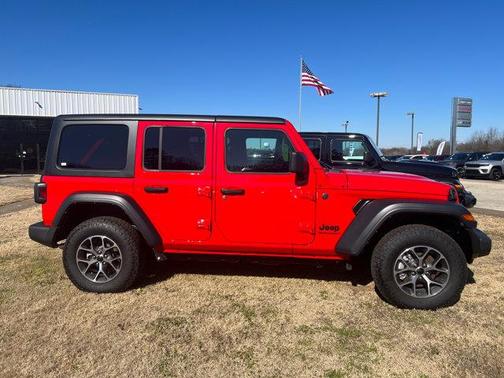 Firecracker Red Clearcoat 2025 Jeep Wrangler Sport S