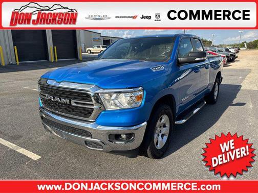 Hydro Blue Pearlcoat 2022 RAM 1500 Big Horn/Lone Star