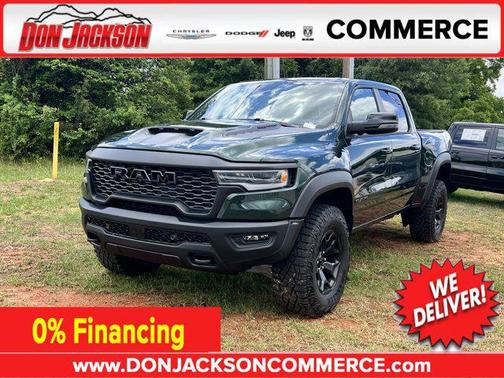 Serrano Green Metallic 2026 RAM 1500 RHO Crew Cab 4x4 5'7' Box