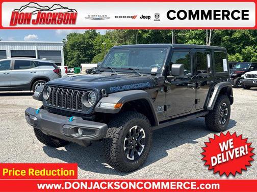 Black Clearcoat 2025 Jeep Wrangler 4xe Rubicon