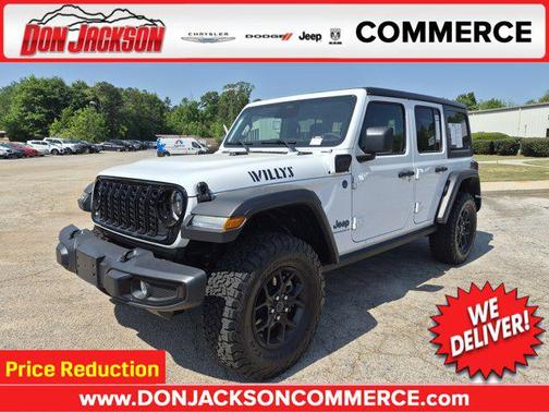 Bright White Clearcoat 2025 Jeep Wrangler 4xe Willys