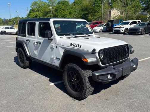 Bright White Clearcoat 2025 Jeep Wrangler 4xe Willys