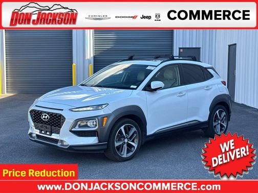 Chalk White 2020 Hyundai KONA Limited