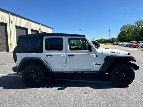 Bright White Clearcoat 2024 Jeep Wrangler Willys