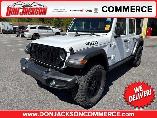 Bright White Clearcoat 2024 Jeep Wrangler Willys