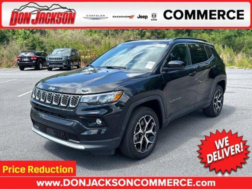 Diamond Black Crystal Pearlcoat 2025 Jeep Compass Limited