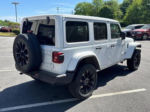 Bright White Clearcoat 2025 Jeep Wrangler 4xe Sahara