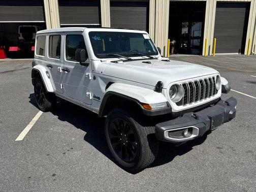 Bright White Clearcoat 2025 Jeep Wrangler 4xe Sahara