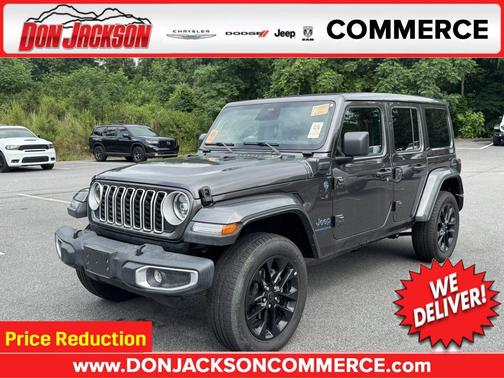 Granite Crystal Metallic Clearcoat 2025 Jeep Wrangler 4xe Sahara