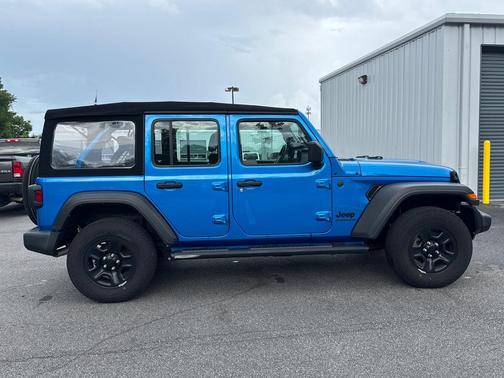 Hydro Blue Pearlcoat 2024 Jeep Wrangler Sport