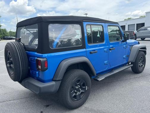 Hydro Blue Pearlcoat 2024 Jeep Wrangler Sport
