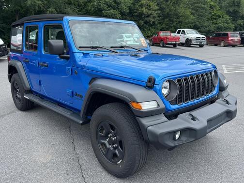 Hydro Blue Pearlcoat 2024 Jeep Wrangler Sport