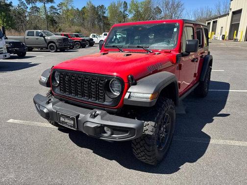 Firecracker Red Clearcoat 2025 Jeep Wrangler 4xe Willys