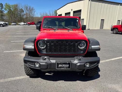 Firecracker Red Clearcoat 2025 Jeep Wrangler 4xe Willys
