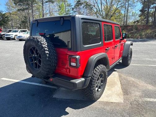 Firecracker Red Clearcoat 2025 Jeep Wrangler 4xe Willys