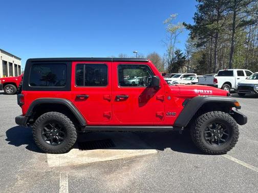 Firecracker Red Clearcoat 2025 Jeep Wrangler 4xe Willys