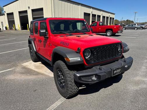 Firecracker Red Clearcoat 2025 Jeep Wrangler 4xe Willys