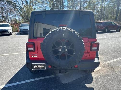 Firecracker Red Clearcoat 2025 Jeep Wrangler 4xe Willys