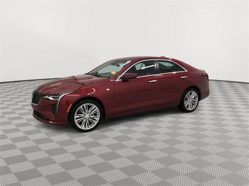 Radiant Red Tintcoat 2024 Cadillac CT4 Premium Luxury
