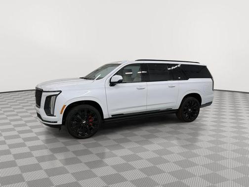 Vibrant White Tricoat 2026 Cadillac Escalade ESV Sport Platinum
