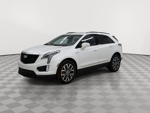 Crystal White Tricoat 2025 Cadillac XT5 Sport