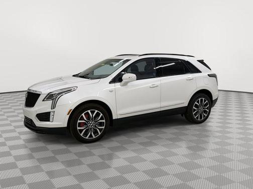Crystal White Tricoat 2025 Cadillac XT5 Sport