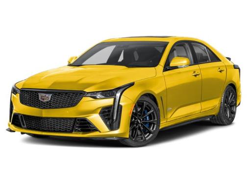 Cyber Yellow Metallic 2026 Cadillac CT4-V V-Series RWD