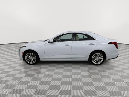 Vibrant White Tricoat 2026 Cadillac CT4 Luxury RWD