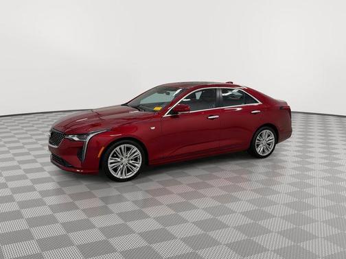 Radiant Red Tintcoat 2025 Cadillac CT4 Premium Luxury RWD