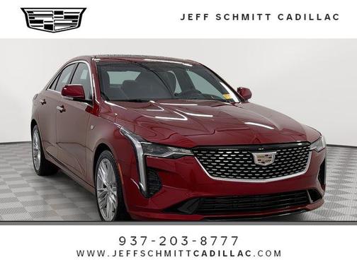 Radiant Red Tintcoat 2025 Cadillac CT4 Premium Luxury RWD