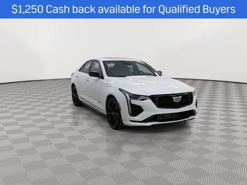 Summit White 2026 Cadillac CT4-V V-Series RWD