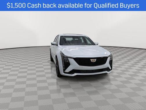 Vibrant White Tricoat 2026 Cadillac CT5 Sport