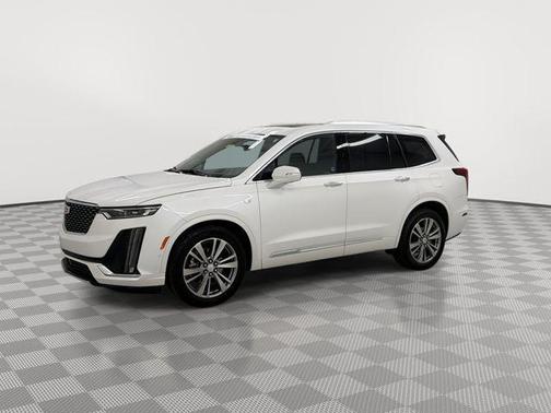 Crystal White Tricoat 2025 Cadillac XT6 Premium Luxury AWD
