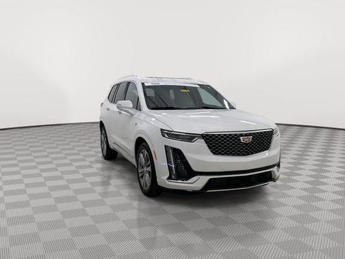 Crystal White Tricoat 2025 Cadillac XT6 Premium Luxury AWD