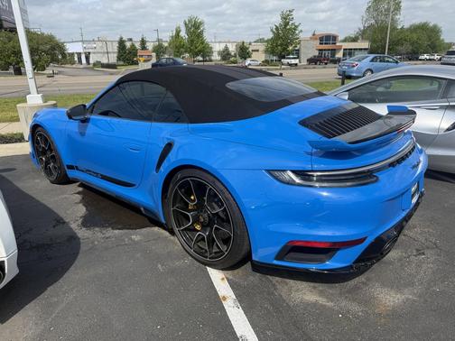 Shark Blue 2022 Porsche 911 Turbo S