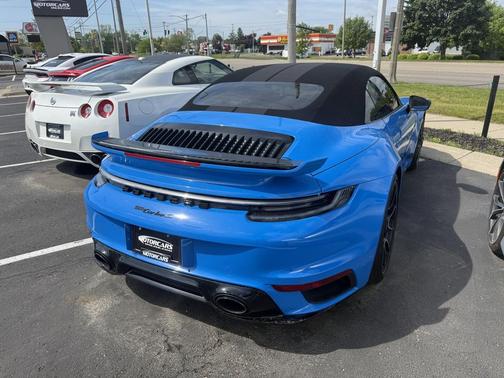 Shark Blue 2022 Porsche 911 Turbo S