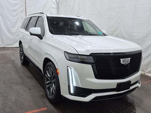 Crystal White Tricoat 2021 Cadillac Escalade Sport Platinum