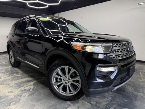Agate Black Metallic 2021 Ford Explorer Limited