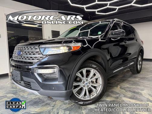 Agate Black Metallic 2021 Ford Explorer Limited
