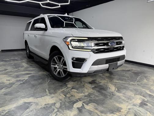 Star White Platinum Metallic Tri-Coat 2024 Ford Expedition Max Limited