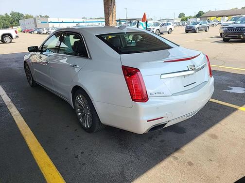 Crystal White Tricoat 2015 Cadillac CTS 2.0L Turbo Luxury